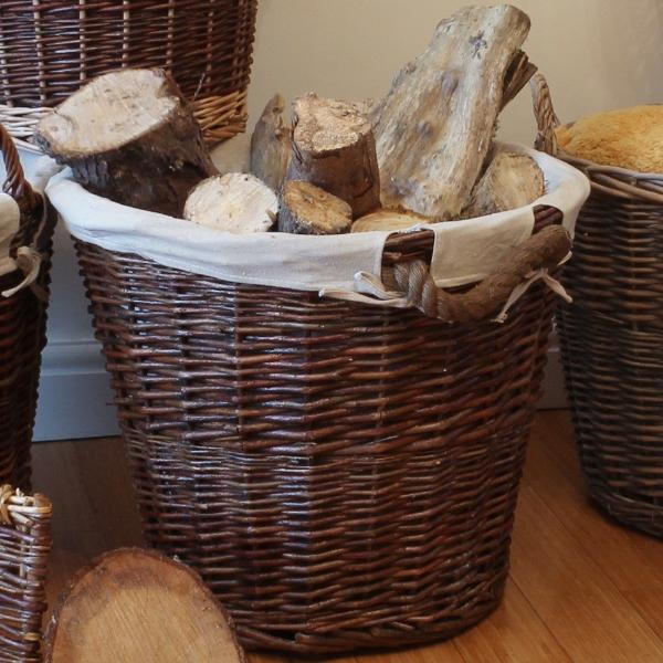 Chunky Willow Log Basket