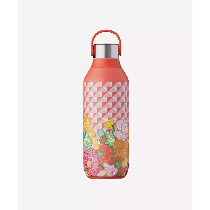 Chilly's Insulated Drinks Bottle 500ml - Poppy Trellis