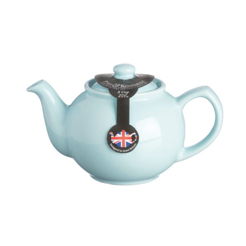 2 Cup Teapot Pastel Blue