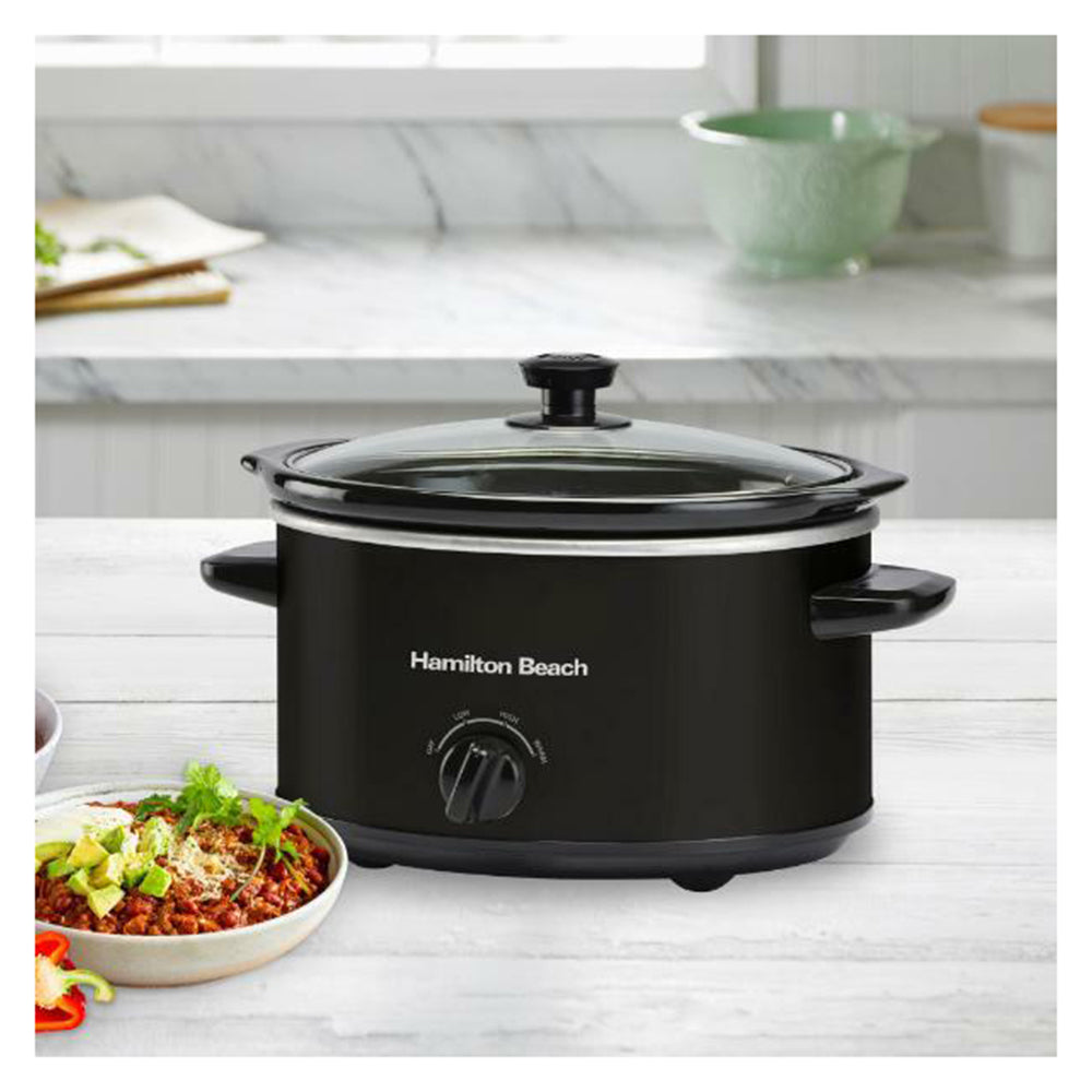 HamiltonBeach 3.5L Black Slow Cooker