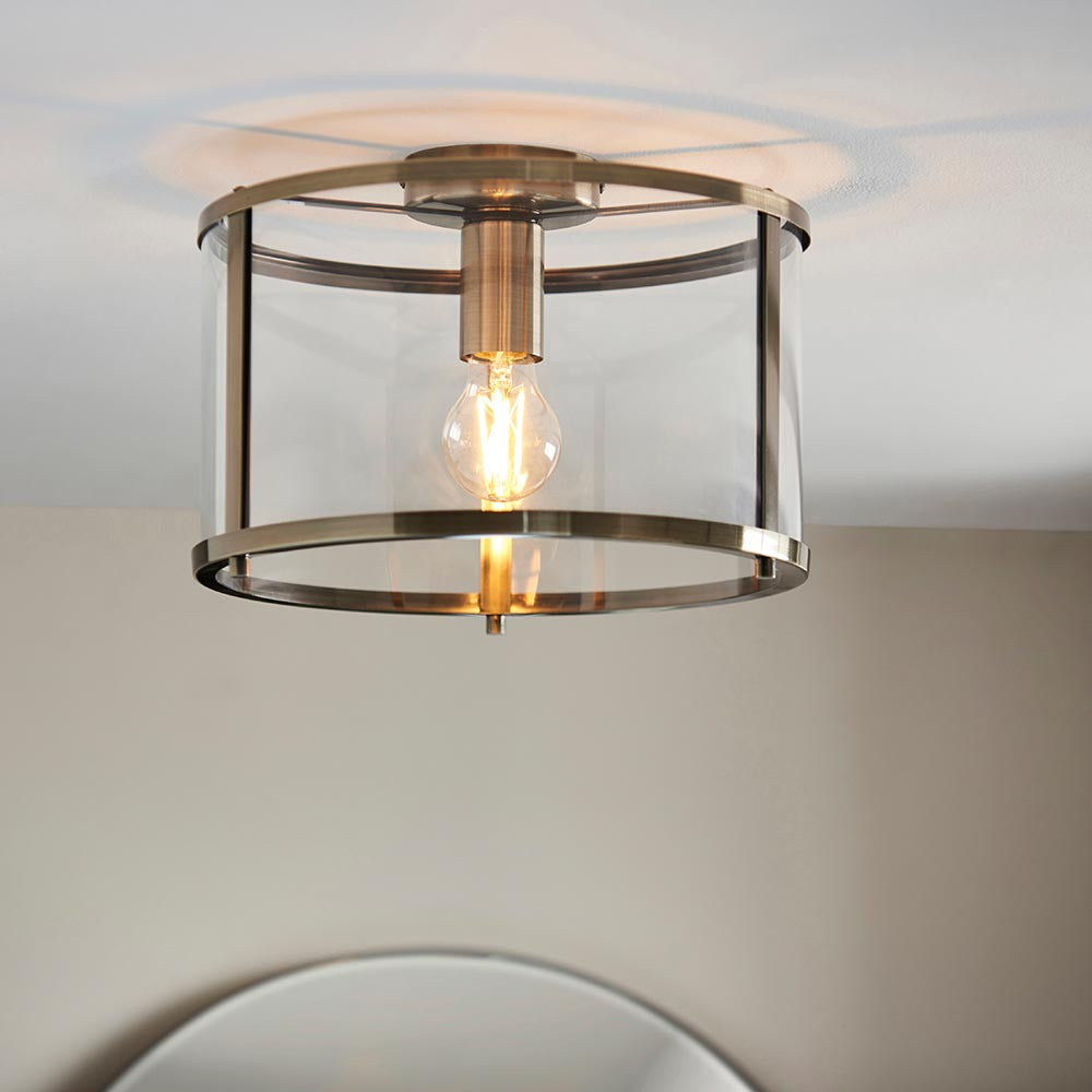 Endon Hopton Flush Ceiling Light