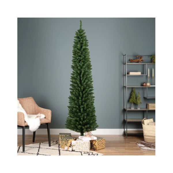 Pencil Pine Artificial Christmas Tree 210cm/7ft