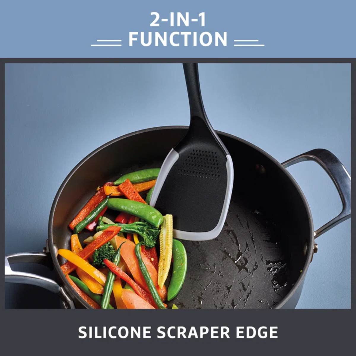 Prestige 2 in 1 Kitchen Tools - Solid Turner