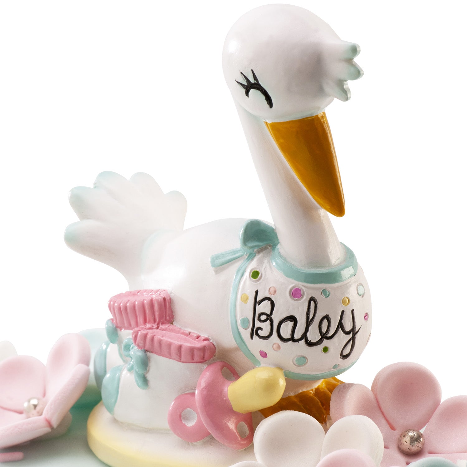 Baptism Baby Stork 10cm