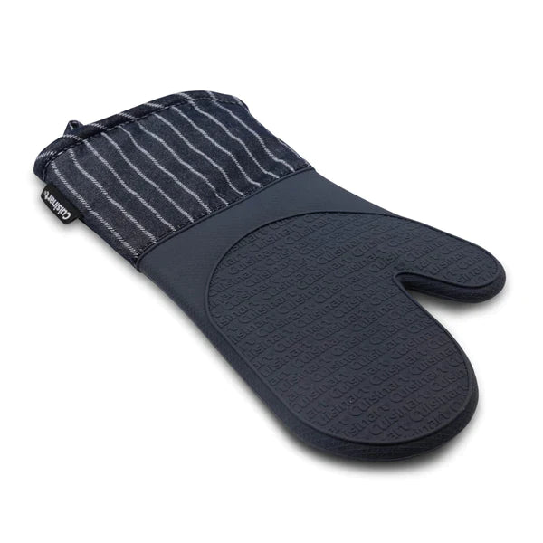 Cuisinart Silicone Oven Mitt - Denim Pin Stripe