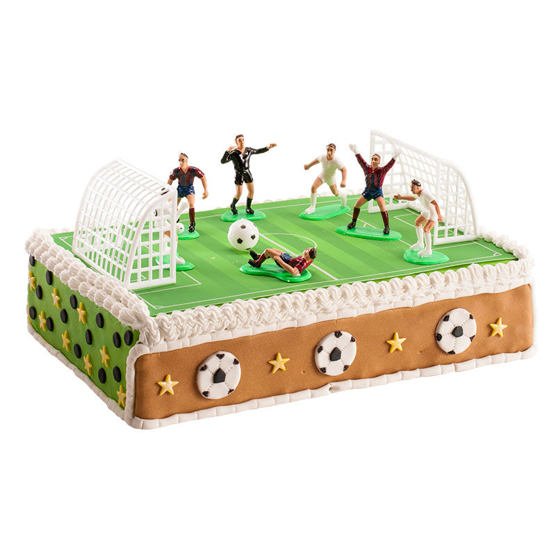 Football Kit of 12 Players for Cake Decoration 5 - 6.5 CM