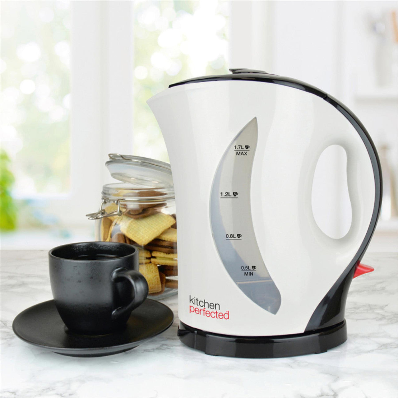 KitchenPerfected 2Kw 1.7Ltr Cordless Kettle - Cream