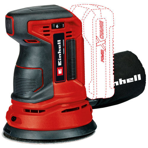 Einhell Power X-Change 18V Cordless 125mm Rotating Sander - Bare