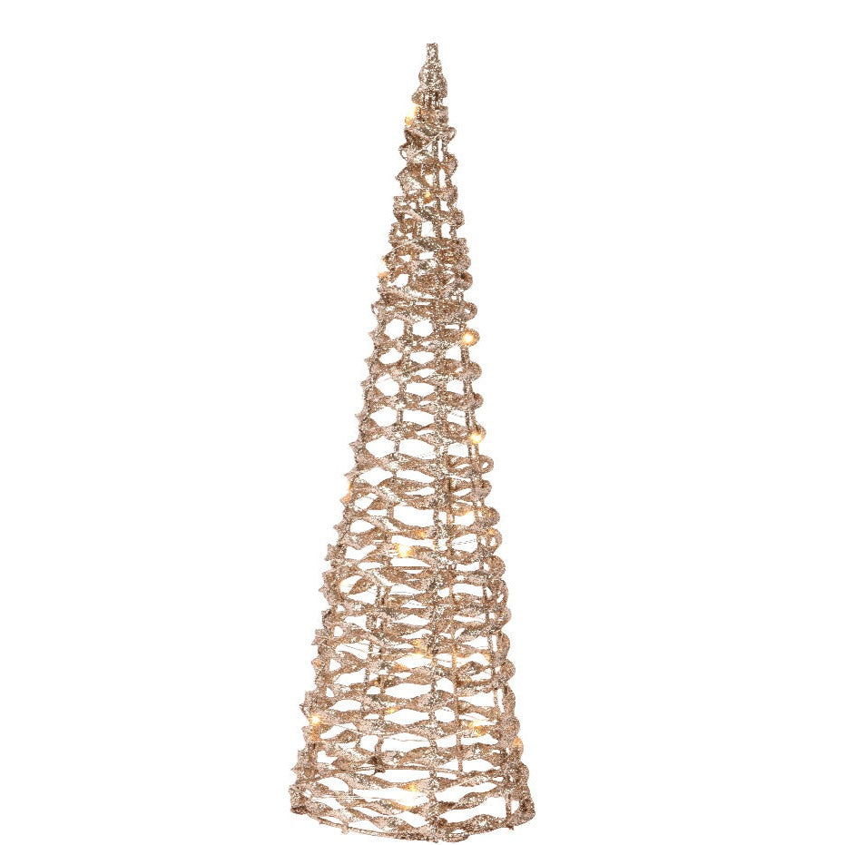 Kaemingk Gold LED Christmas Tree Decoration