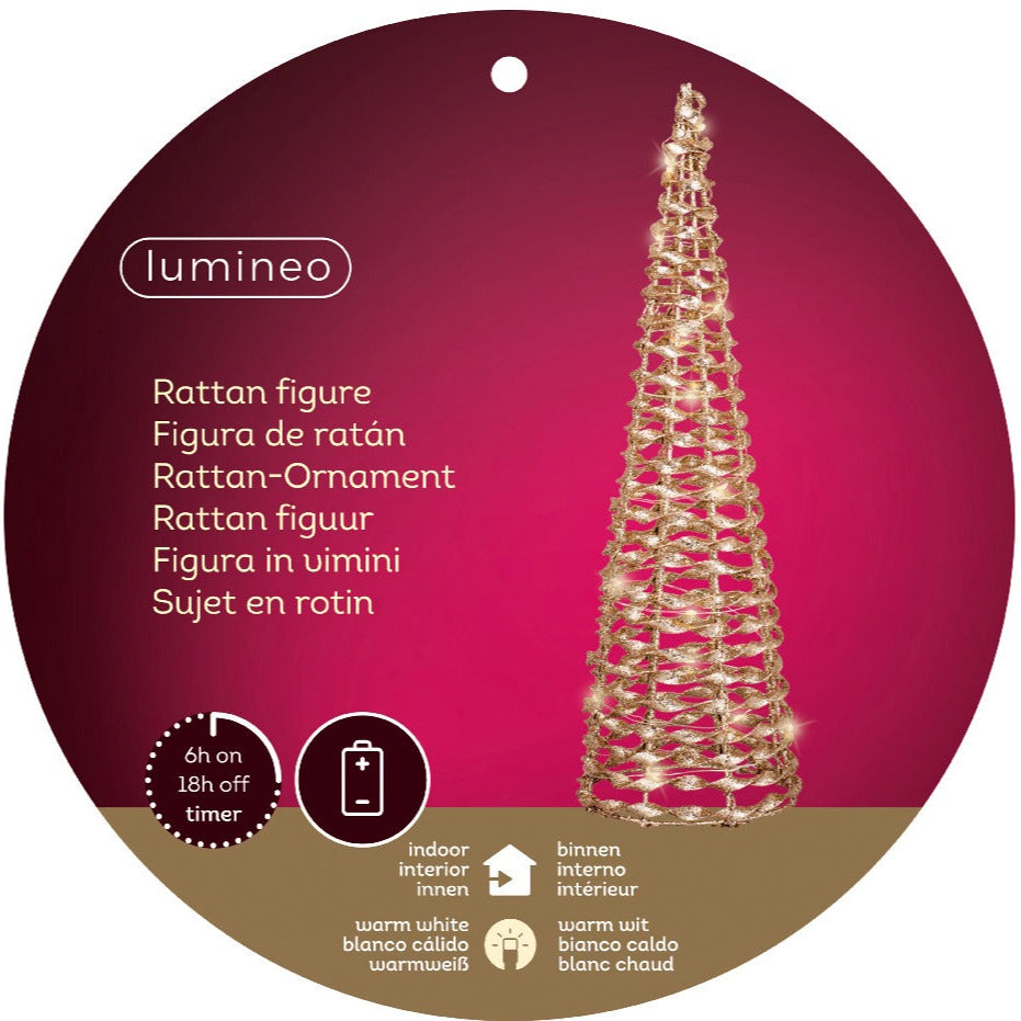 Kaemingk Gold LED Christmas Tree Decoration