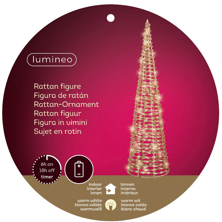 Kaemingk Gold LED Christmas Tree Decoration