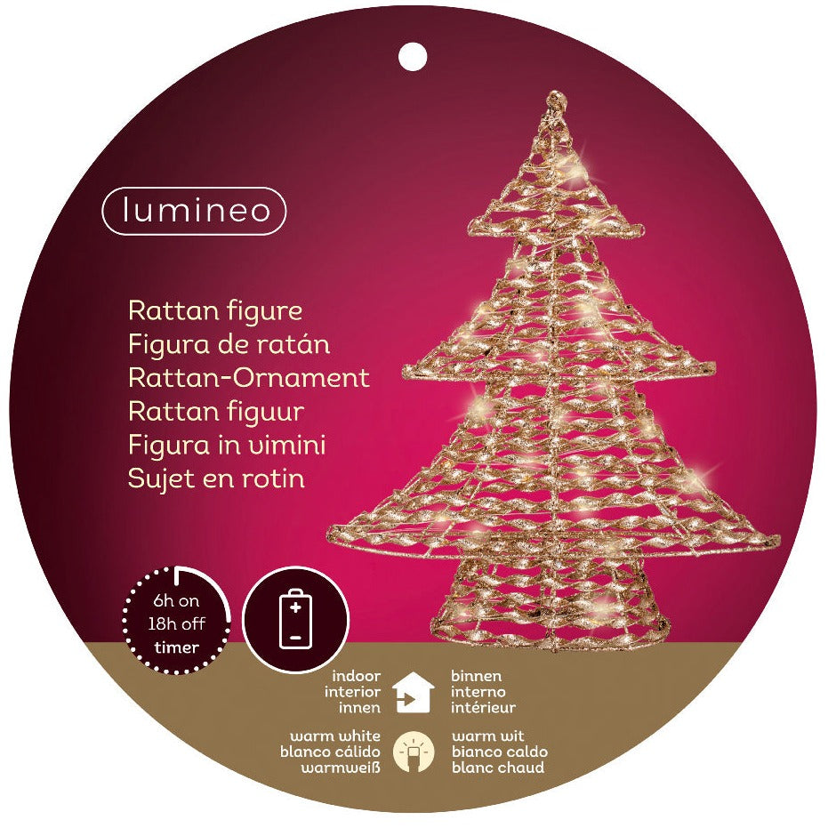 Kaemingk Gold LED Christmas Tree Decoration