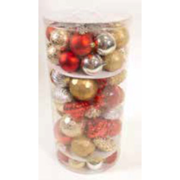 70 Piece Christmas Bauble Set