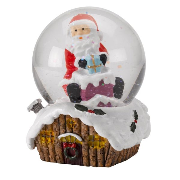 Christmas Cabin Snow Sphere 6cm