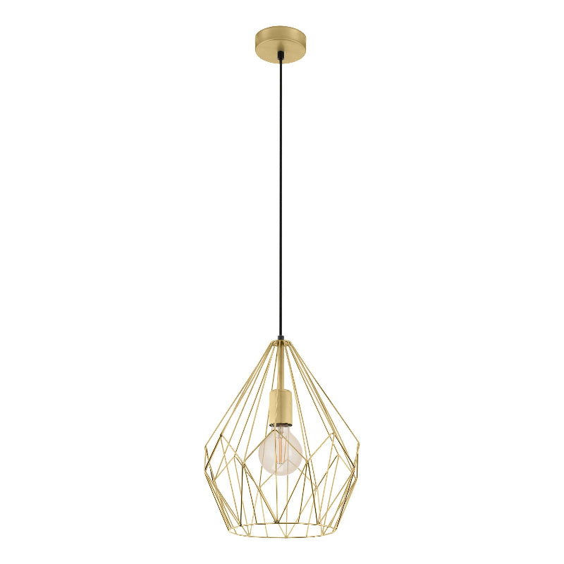 CARLTON Gold Pendant Ceiling Light