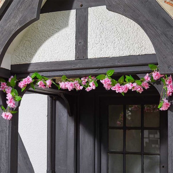 Pink Cherry Blossom Garden Garland 1.8m