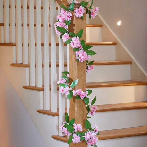 Pink Cherry Blossom Garden Garland 1.8m