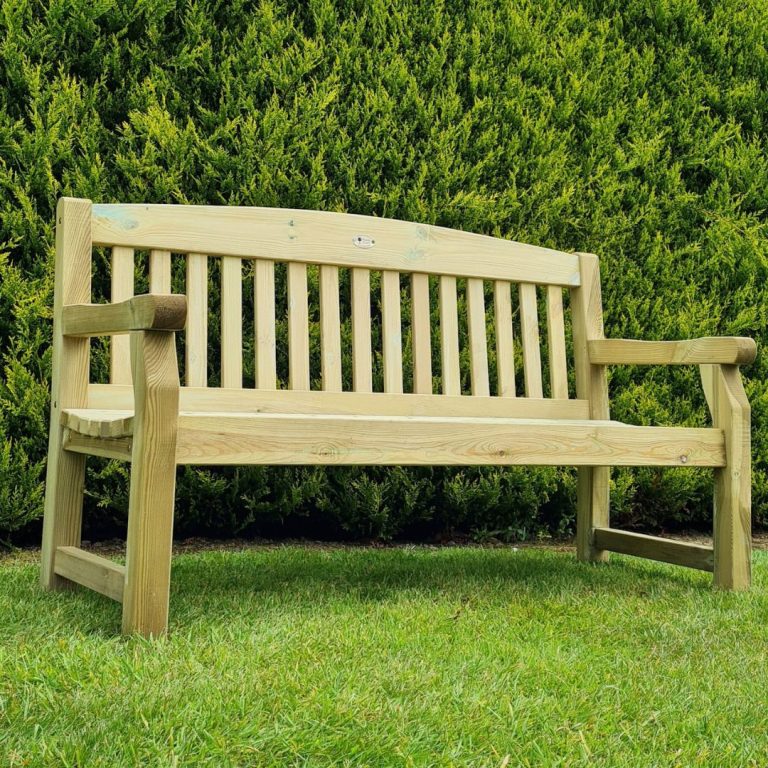 Cashel Three Seater Wooden Bench