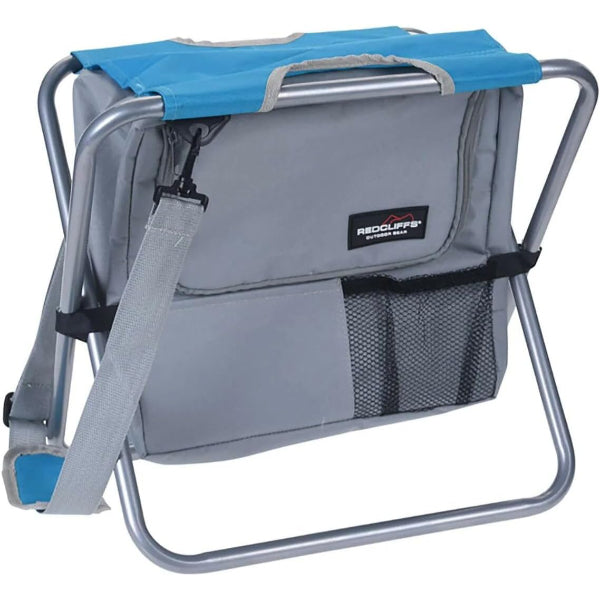 Foldable Camping Stool with Cooler Bag