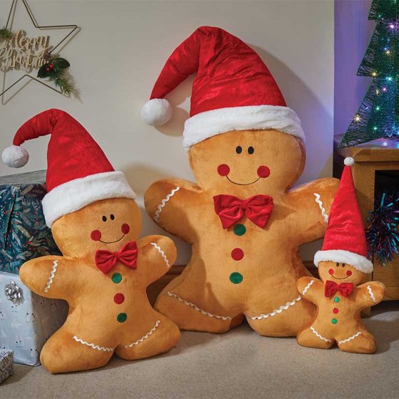 Christmas Gingerbread Man Plush Large