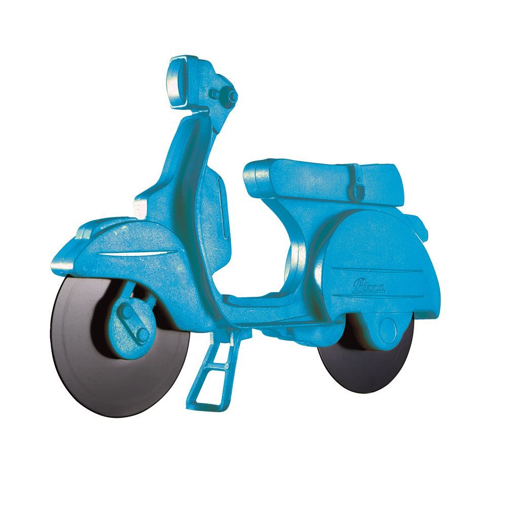 Pizza Cutter Blue Scooter