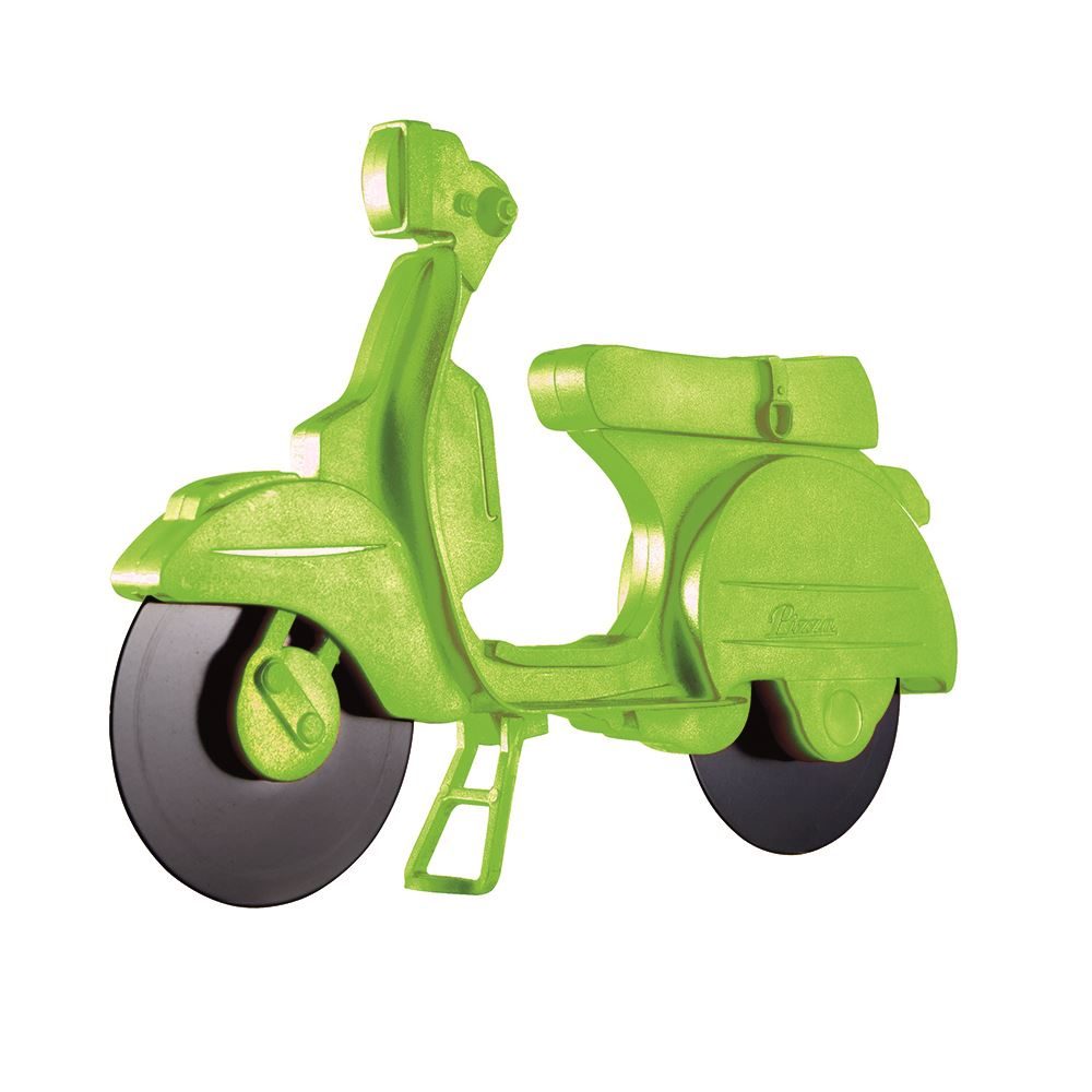 Pizza Cutter Green Scooter