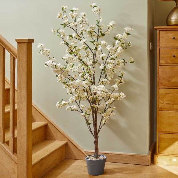 Artificial White Cherry Tree 140cm