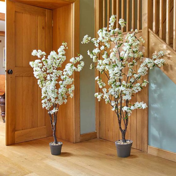 Artificial White Cherry Tree 140cm