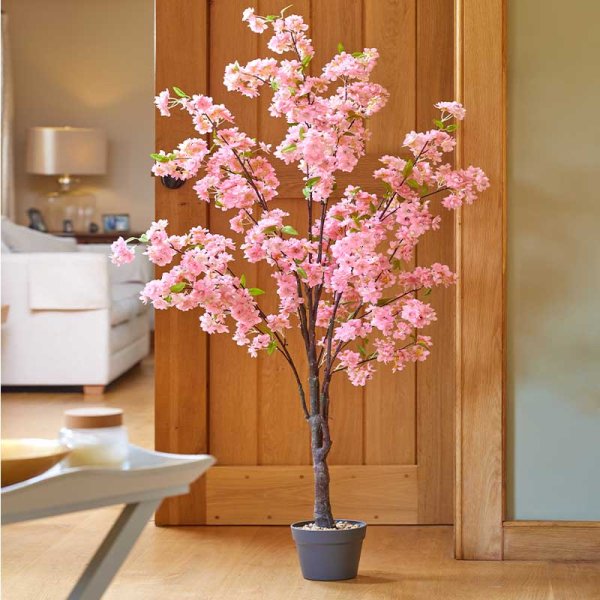 Artificial Pink Cherry Tree 140cm