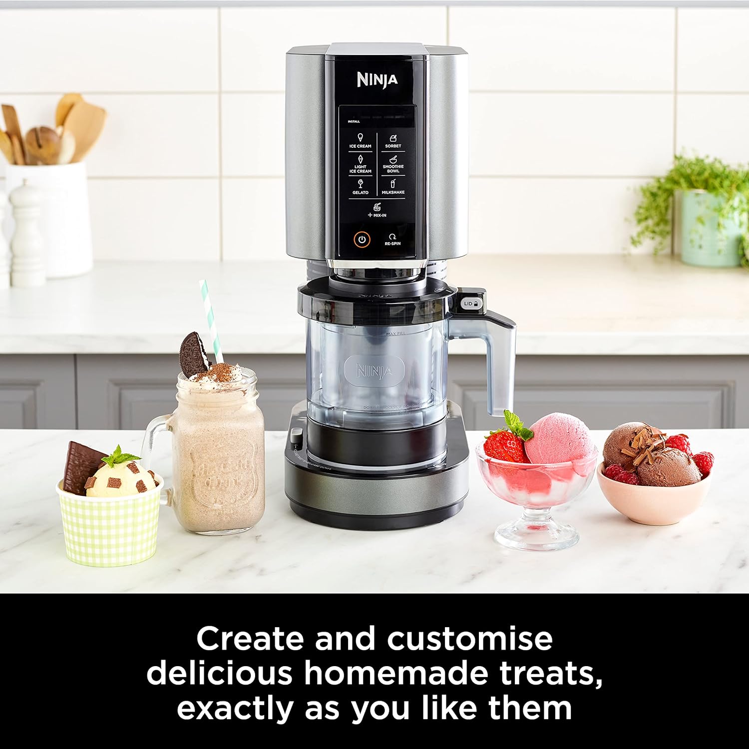 Ninja CREAMi Ice Cream & Frozen Dessert Maker