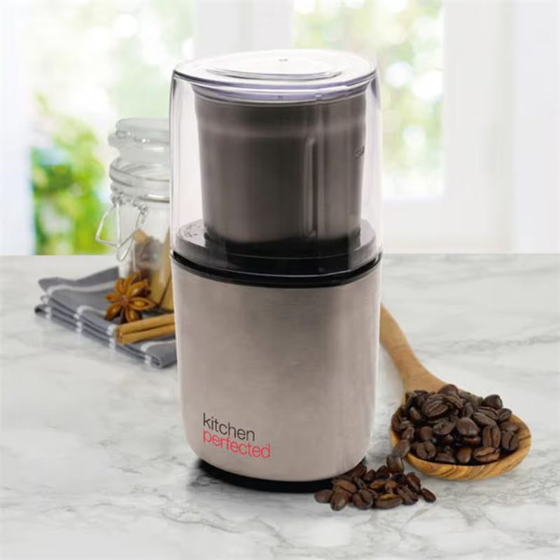 KitchenPerfected 200W 70G Spice & Coffee Grinder