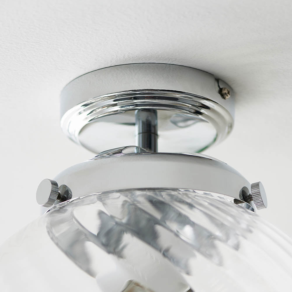 Endon Milston Flush Ceiling Light