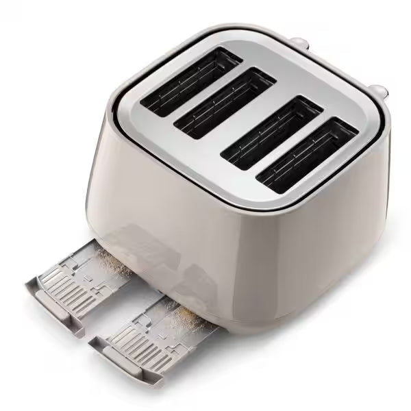 De'Longhi Beige Eclettica 4 Slice Toaster