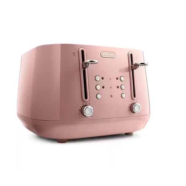 De'Longhi Pink Eclettica 4 Slice Toaster