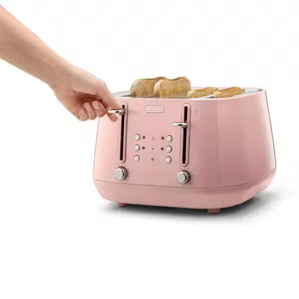 De'Longhi Pink Eclettica 4 Slice Toaster