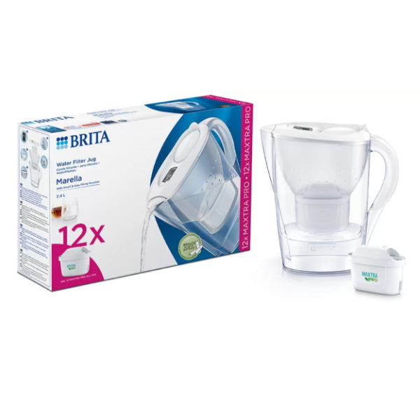 BRITA Marella White +12 MAXTRA PRO