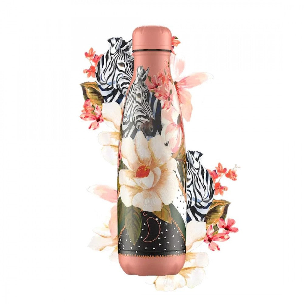 Chilly's Drinks Bottle 500ml - Tropical Polka Zebra