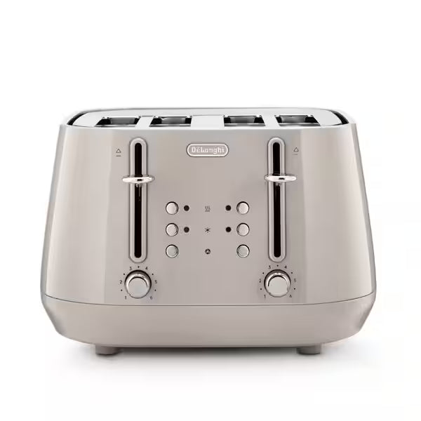 De'Longhi Beige Eclettica 4 Slice Toaster