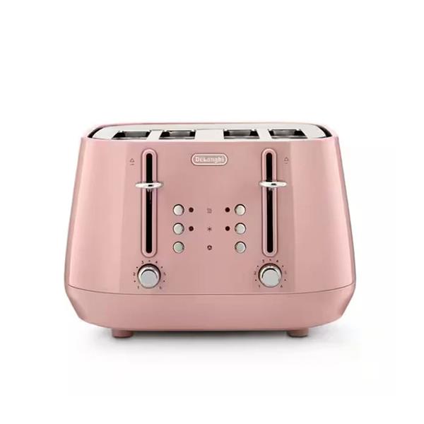 De'Longhi Pink Eclettica 4 Slice Toaster