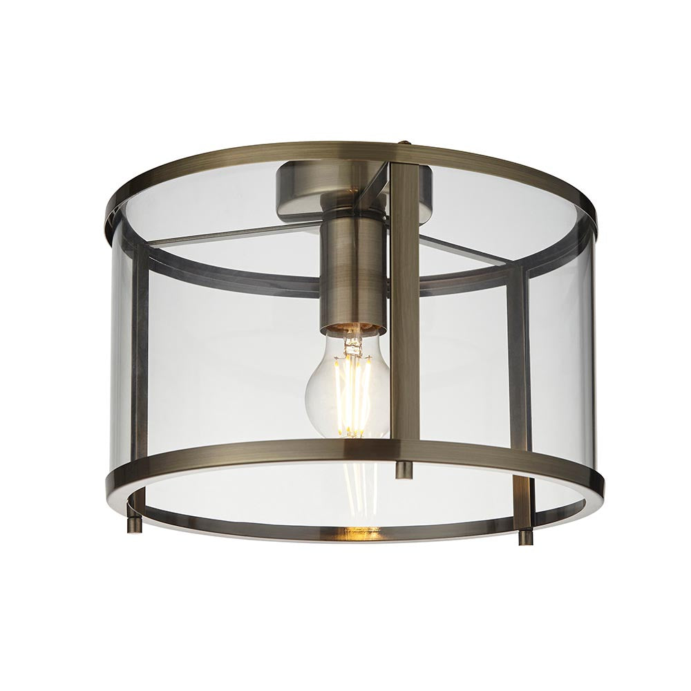 Endon Hopton Flush Ceiling Light