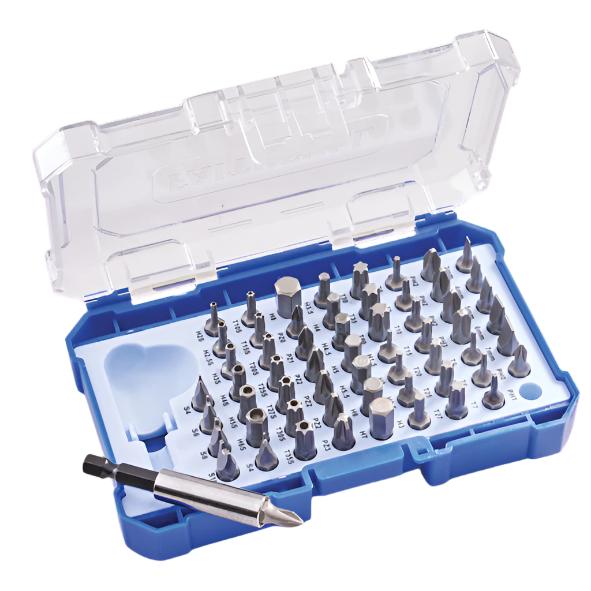 Faithfull 61 Piece Chrome Vanadium Security Screwdriver Bit Set