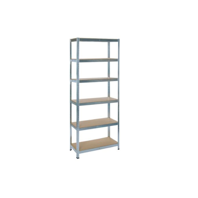 Galvanised Boltless Shelving 6 Shelves