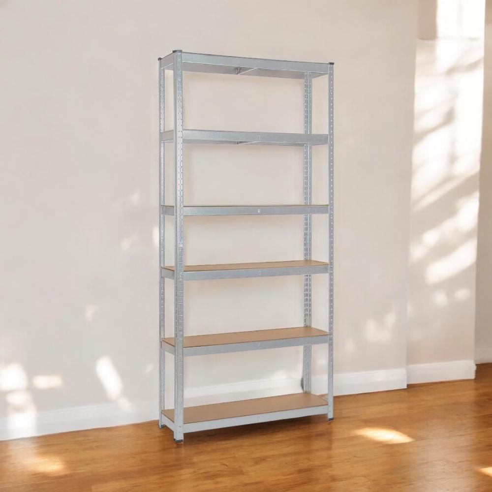 Galvanised Boltless Shelving 6 Shelves