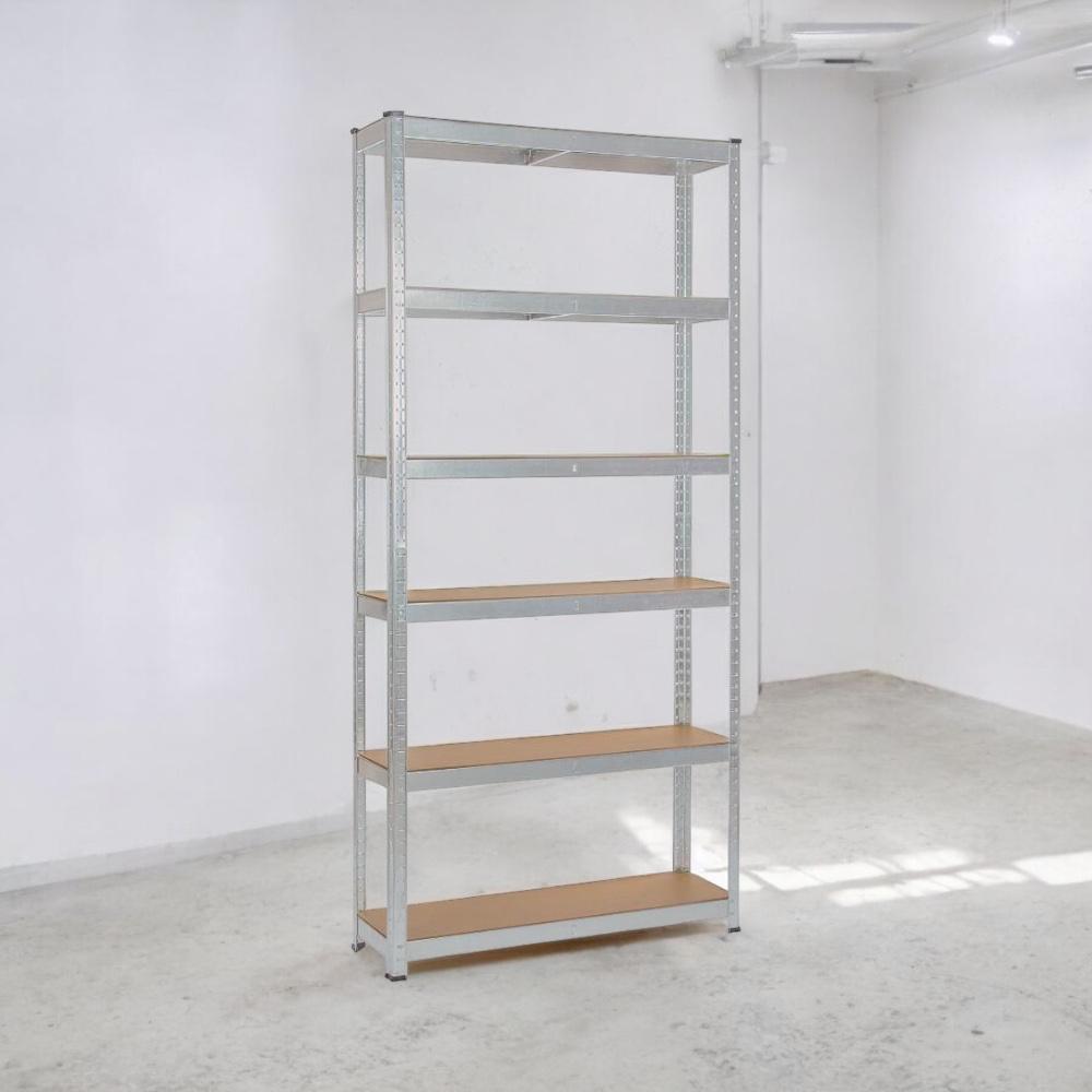 Galvanised Boltless Shelving 6 Shelves