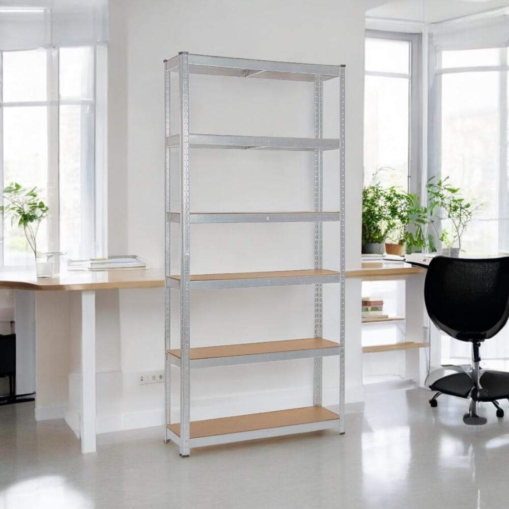 Galvanised Boltless Shelving 6 Shelves