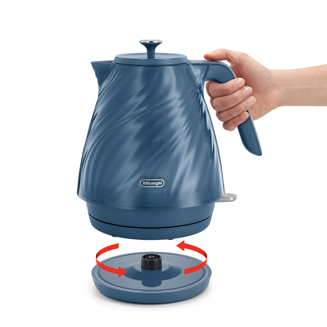 De'Longhi Ballerina Seta Kettle Blue 1.7L