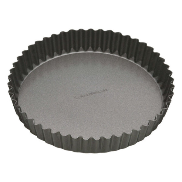 MasterClass Non-Stick 30cm Loose Base Fluted Quiche/Flan Tin