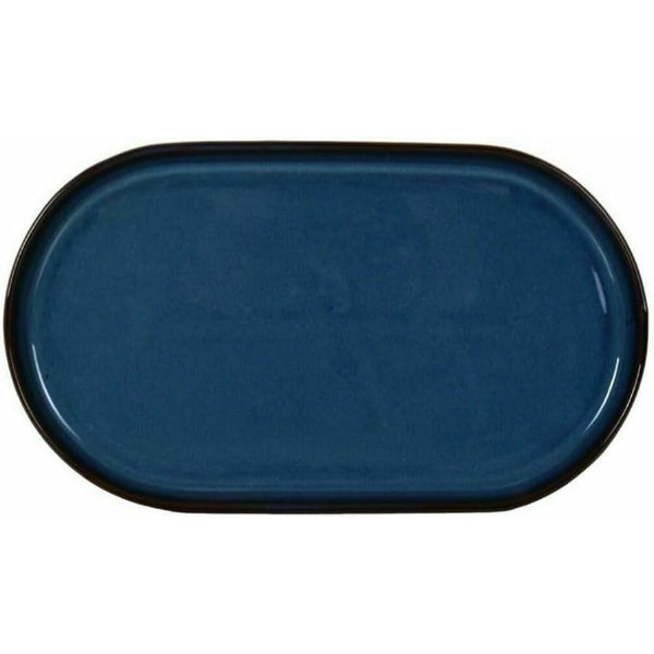 La Mediterránea Chester Blue Oval Tray 20cm