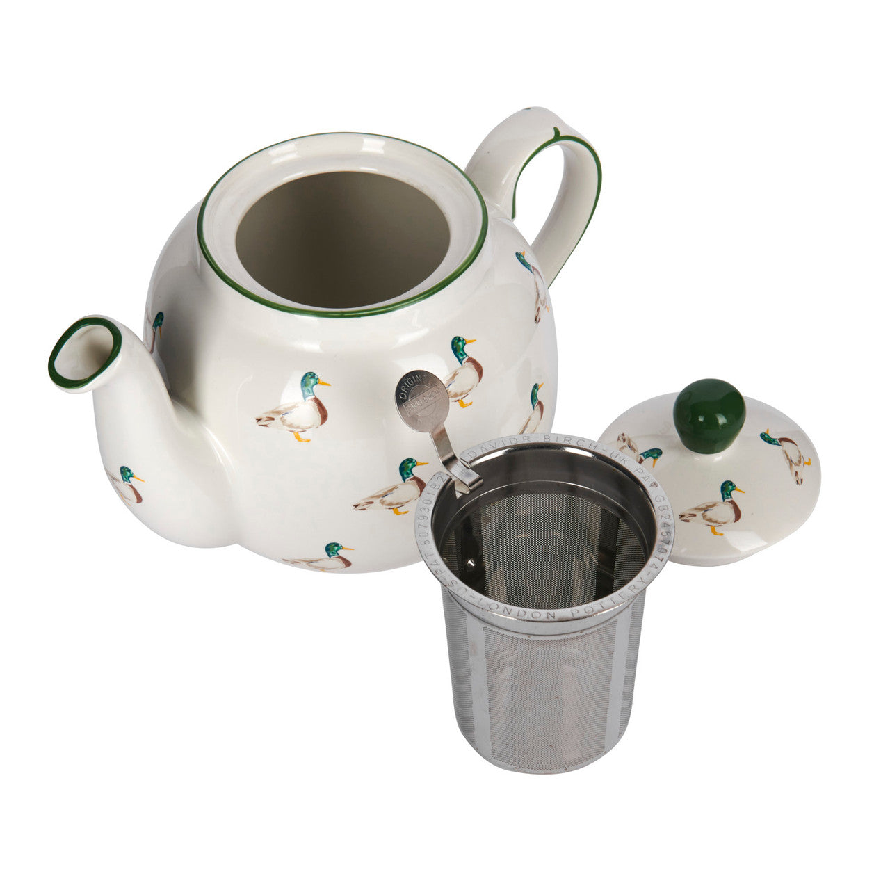 London Pottery Farmhouse Duck Teapot and Infuser 4-Cup