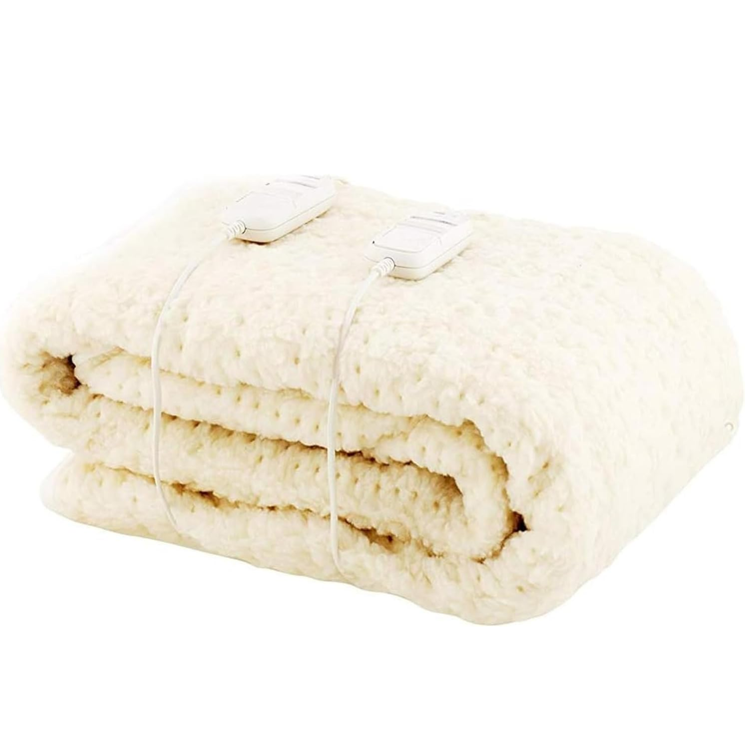 Monogram King Size Fleece Dual Control Electric Blanket